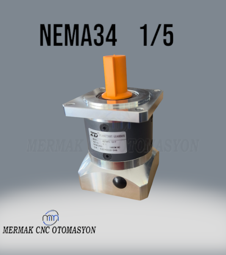 Step Motor Planet Redüktör 1/5 - ZD Planet Redüktör