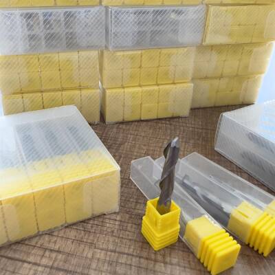 Ø6x22 Mfdf Ahşap Plexsi Alüminyum Parmak Freze Karbür Uç - 3