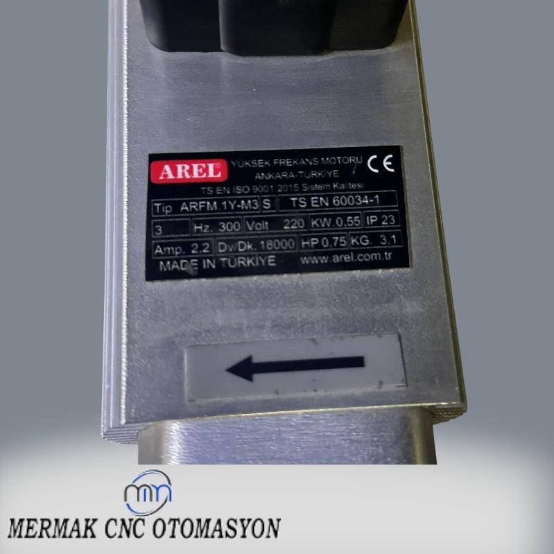 0.55 Kw 18000 Devir Er16 Arel Motor - 2