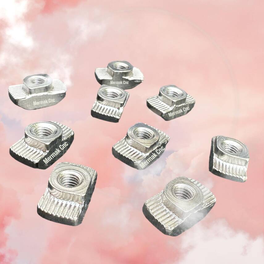 10 Kanal Profil Tırtıllı Somun M4 - 5