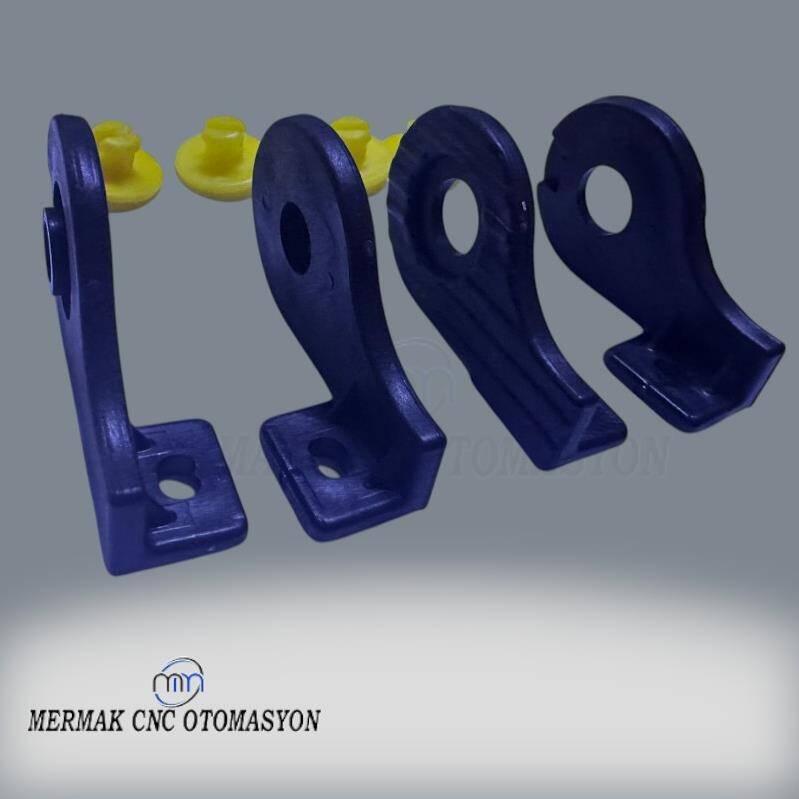 25 mm Kablo Kanalı Ayak Plastik - Hareketli Kablo Kanalı