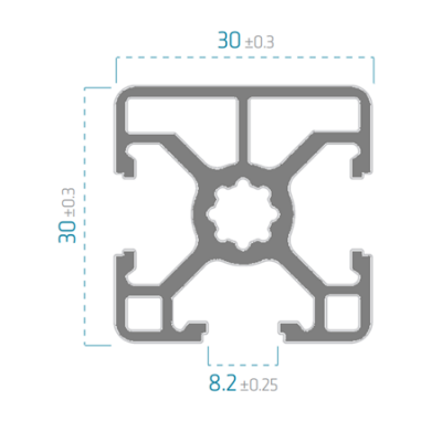 30X30 (3K) Sigma Profil 8 Kanal Toptan - 2