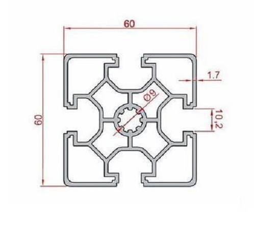 60X60 Sigma Profil 10 Kanal Toptan - 2