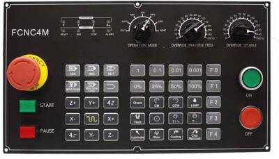 Adt-Cnc4640 4 Eksen Freze Kontrol Ünitesi + El Çarkı + Klavye - 4