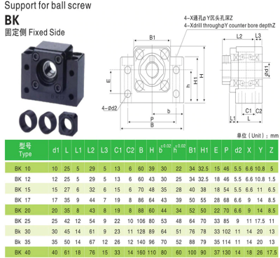 Bk 10 Vidalı Mil Uç Yatakları - 6