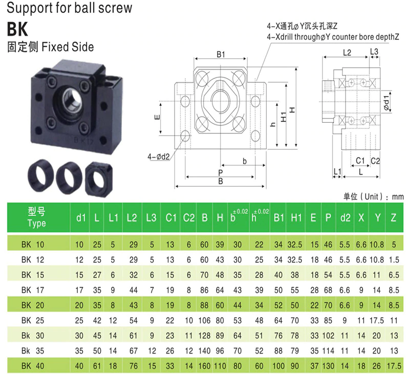 Bk 10 Vidalı Mil Uç Yatakları - 6