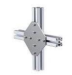 Dört Yönlü Bağlantı Sacı 45X45 K10 Çinko - Sigma Profil Bağlantı Sacı