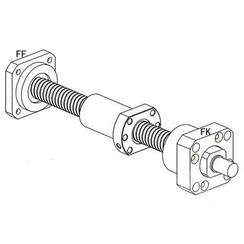 Fk 25 Vidalı Mil Uç Yatakları - 3
