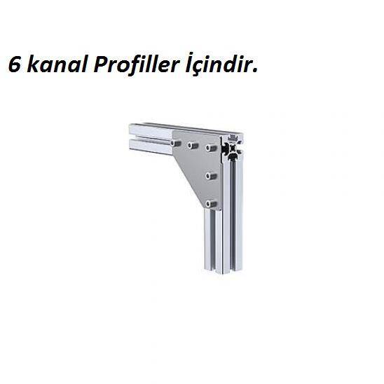 İki Yönlü Bağlantı Sacı 20-25 K6 Çinko - 3