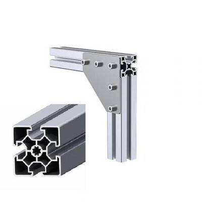 İki Yönlü Bağlantı Sacı 60x60 Tek Kanal Profil K10 Çinko - 1