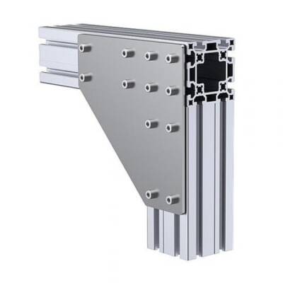 İki Yönlü Bağlantı Sacı 90X90 K10 Çinko - 1