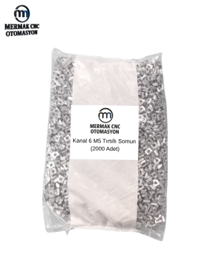 Kanal 6 M5 Tırtıllı Somun (2000 Adet) - 1