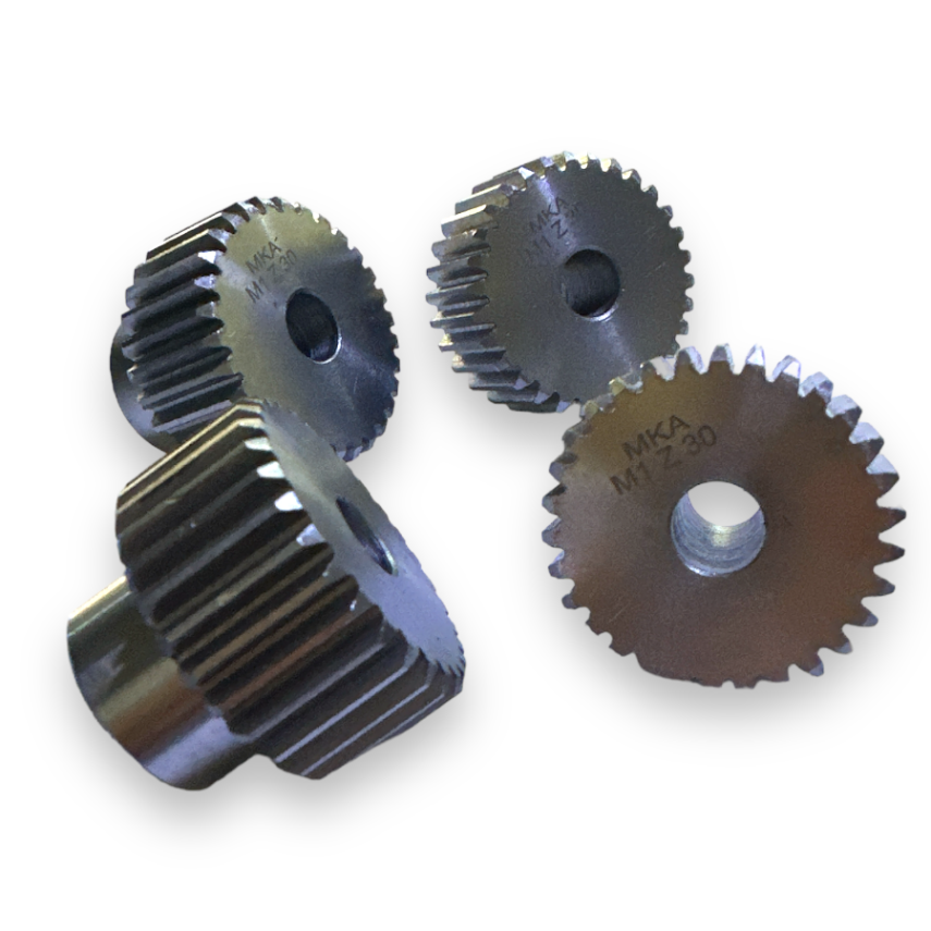 M1 Z30 Diş Pilot Delikli Düz Pinyon Dişli - Kremayer Dişli