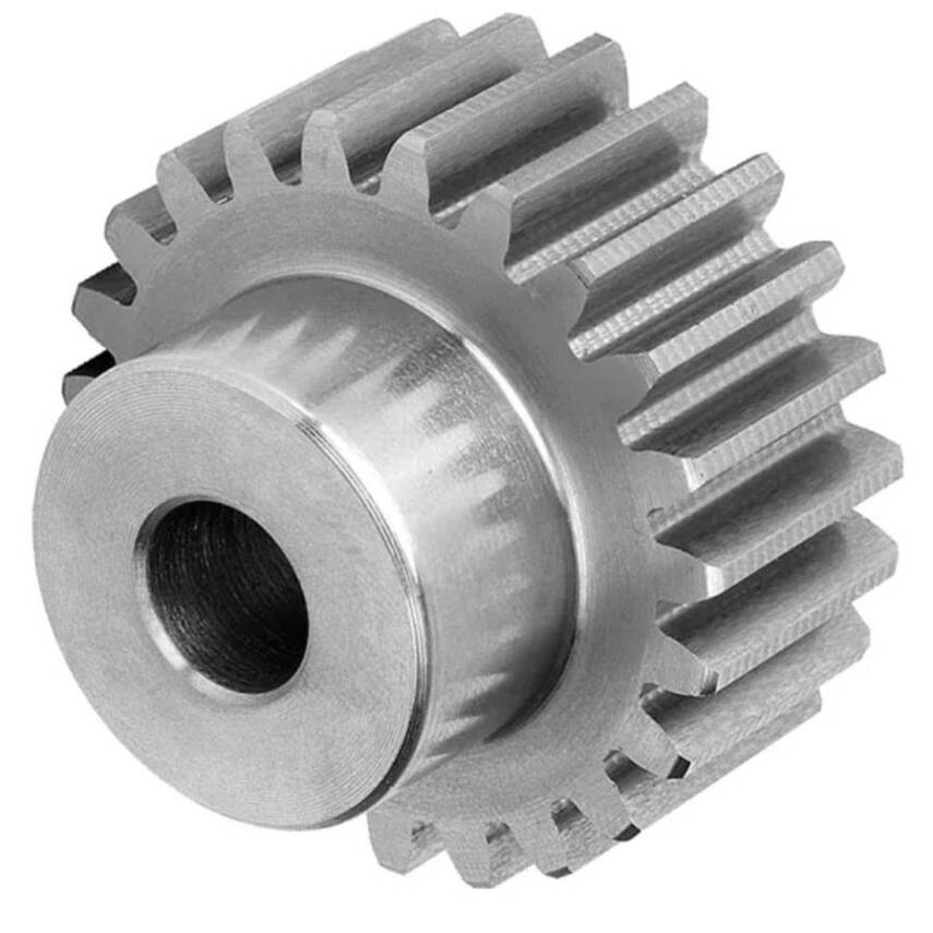 M2.5 Z25 Diş Pilot Delikli Düz Pinyon - Kremayer Dişli Pinyon