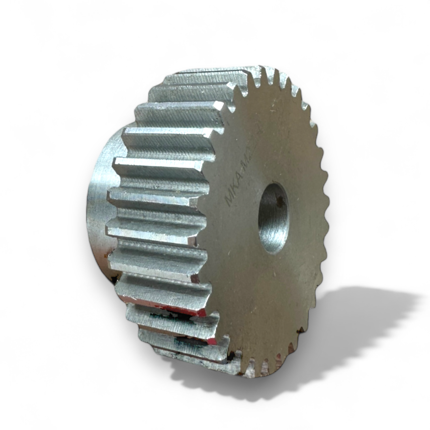 M2 Z22 Diş Pilot Delikli Düz Pinyon - Kremayer Dişli Pinyon