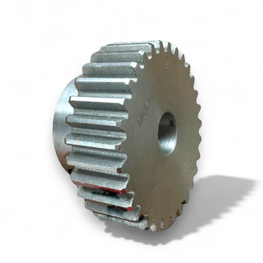 M2 Z30 Diş Pilot Delikli Düz Pinyon - Kremayer Dişli Pinyon