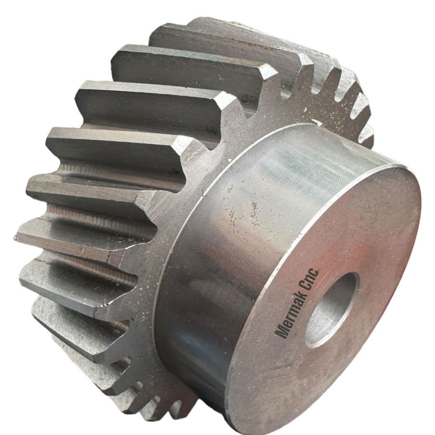 M3 Z20 Diş Pilot Delikli Helis Pinyon - Kremayer Dişli Pinyon