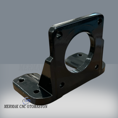 Nema 23 Step Motor Tutucu Braket Alümiyum Monoblok - Promertech Teknoloji