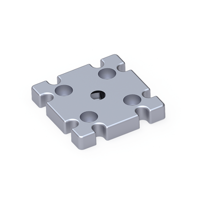 Pabuç Bağlantı Parçası 60X60 M12 - 1
