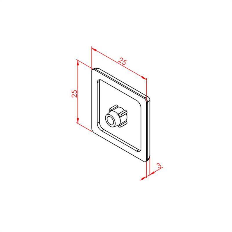 Profil Kapağı 25X25 - 2