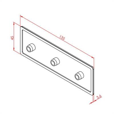 Profil Kapağı 45X135 - 2