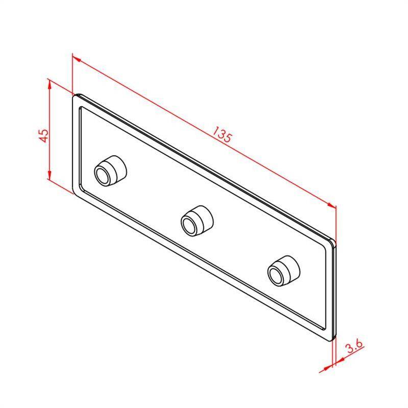 Profil Kapağı 45X135 - 2