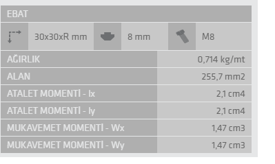 30X30Xr Sigma Profil 8 Kanal - 3