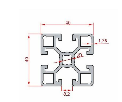 40X40 Sigma Profil 8 Kanal Hafif Tip - 2