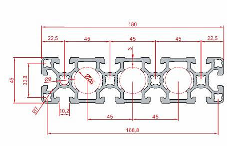 45X180 Sigma Profil 10 Kanal Toptan - 2