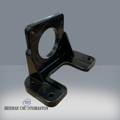 Nema 17 Step Motor Tutucu Braket Alümiyum Monoblok - Promertech Teknoloji (1)