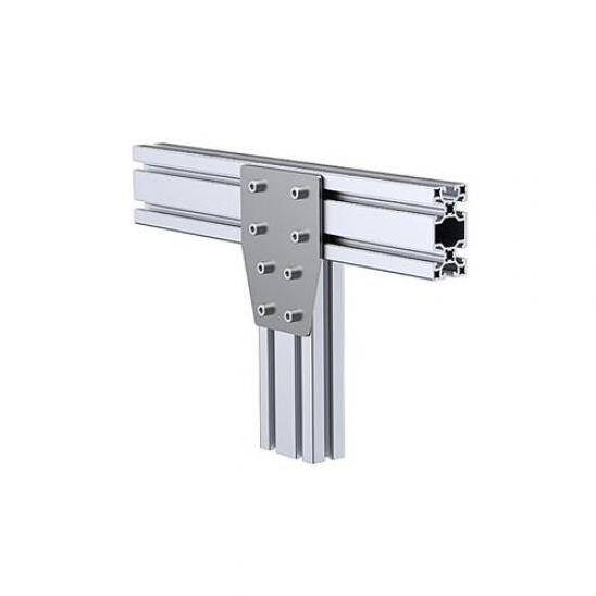 Üç Yönlü Bağlantı Sacı 40X80 K8 Çinko - Sigma Profil Bağlantı Sacı